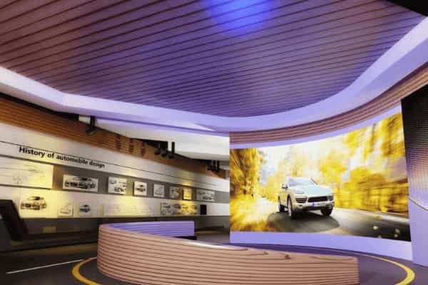 冷藏車道路運輸展覽展廳設(shè)計公司設(shè)計裝修